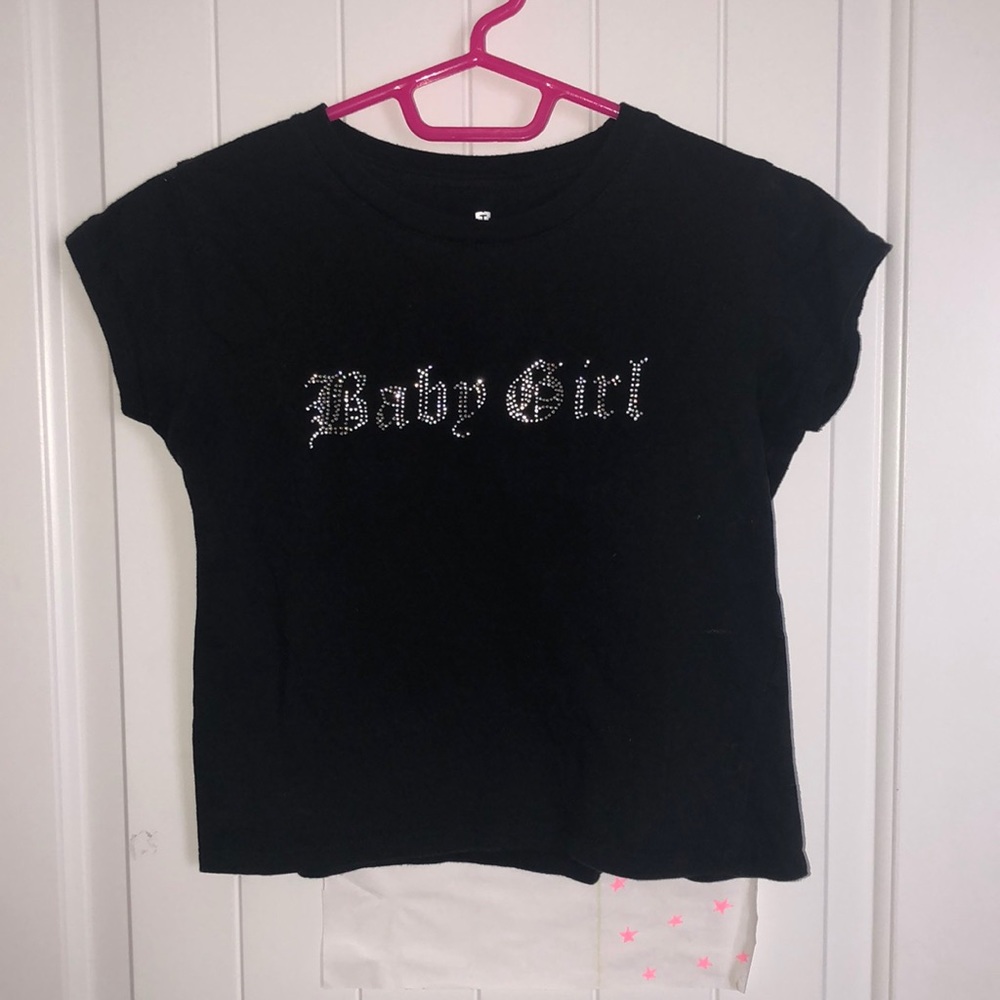 Black crop top